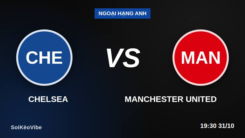 Chelsea vs Man United: Kèo -125 và bài toán 2.5 bàn tại Stamford Bridge